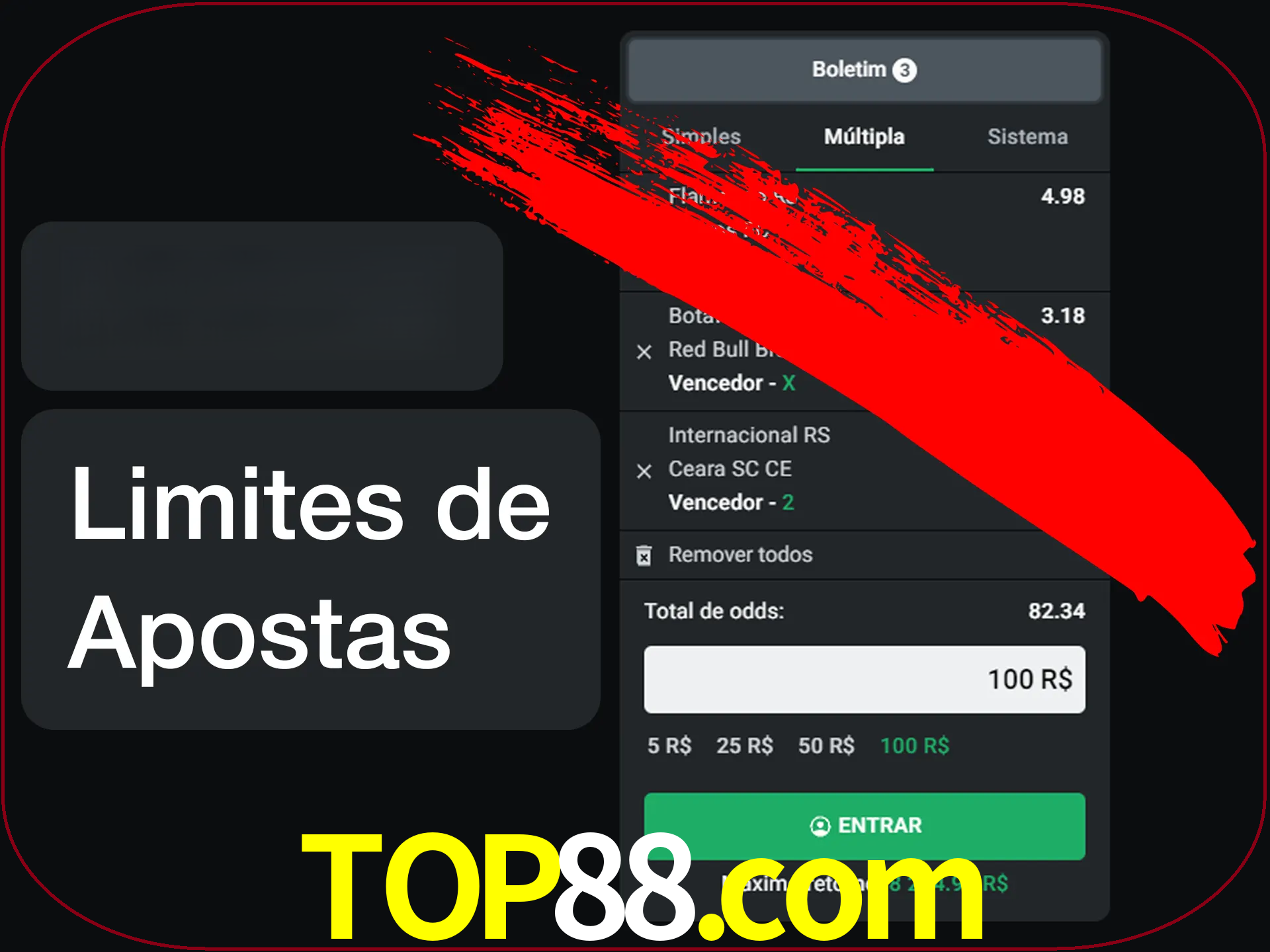 Não faça apostas loucas.